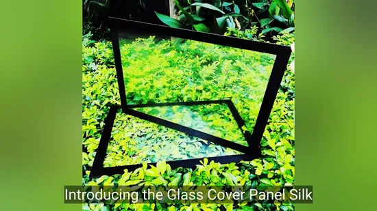 Customized Edges & Corners Optical Electronics Tempered Display Glass 