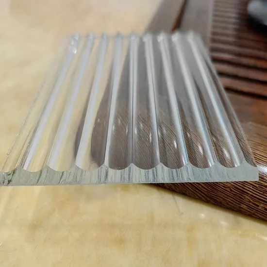Low Iron Extra Thin Reed (Rayado) / Rayado/Cross Reed /Reeded /Honeycomb Patterned/Textured Glass 