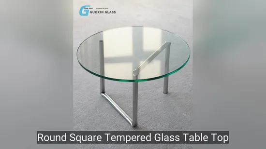 Premium Customized Tempered Glass Table Top for Elegant Spaces 