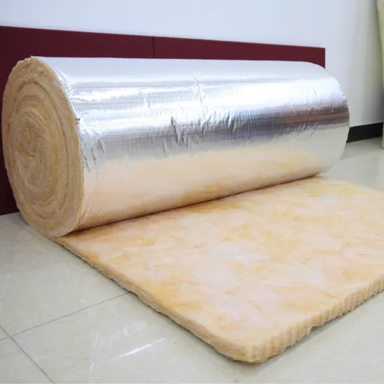 Thermal Insulation Material Glass Wool Fiberglass Roll for Building Isolation 