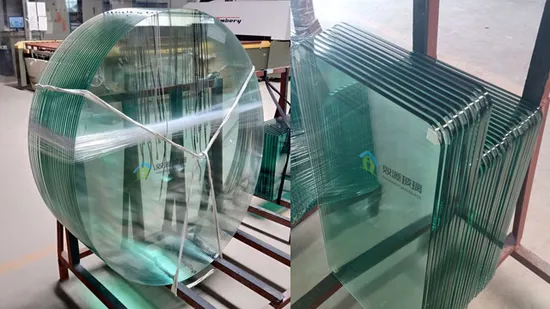 Sublimation Thin Tempered Glass Kitchen Cuve Door Customized Size Clear Safety Glass Toughened Glass for Sliding Door 