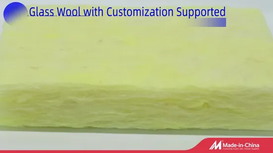 Building Material Wall Panel Glass Wool Insulation Material for Training Compartment 